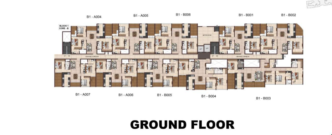 2 BHK Floor Plan